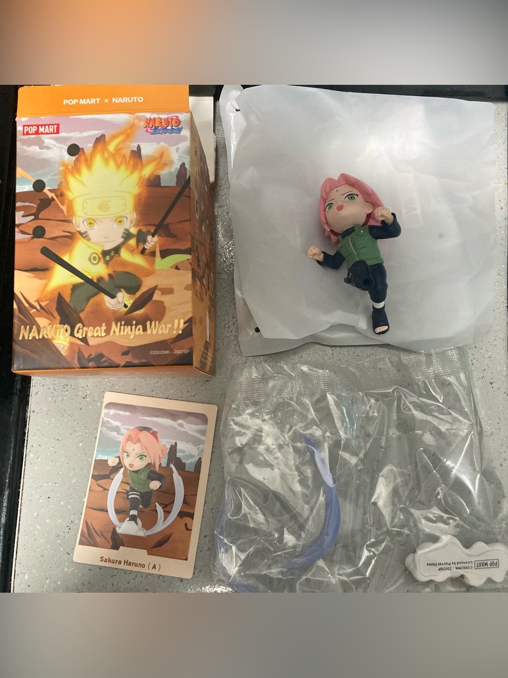 Pop Mart Naruto Shippuden Great Ninja War Sakura Haruno (A) Figure Blind Box